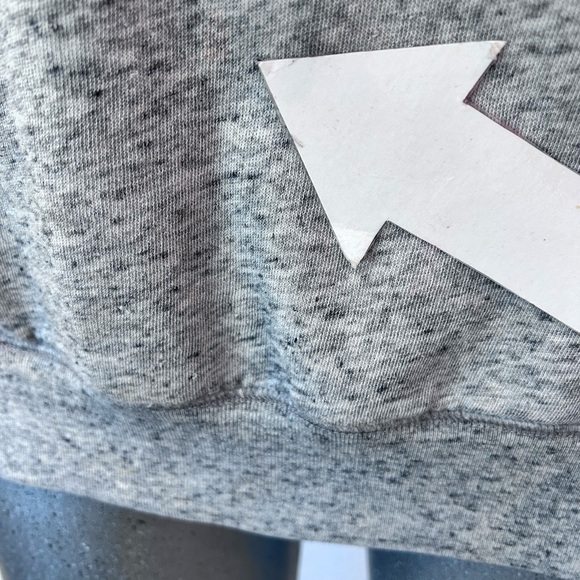 PINK Victoria's Secret ~ Gray and Blue Zip-Up ShirtSweat, Pullover,L/G - Picture 10 of 11